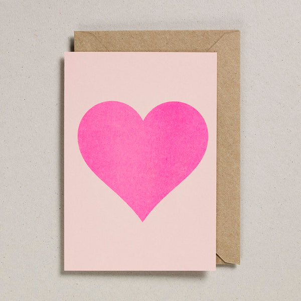 Carte Valentines - Simple Pink Heart