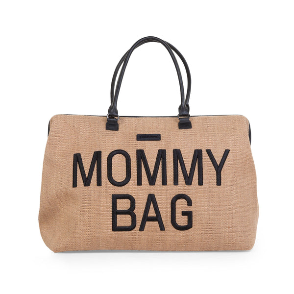 Mommy Bag signature Raffia