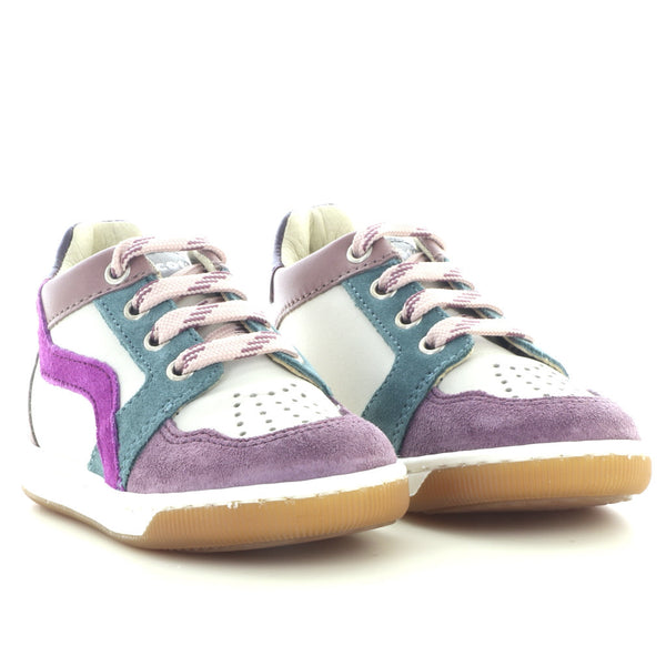 Sneakers Abeia daim cuir magnolia milk rose