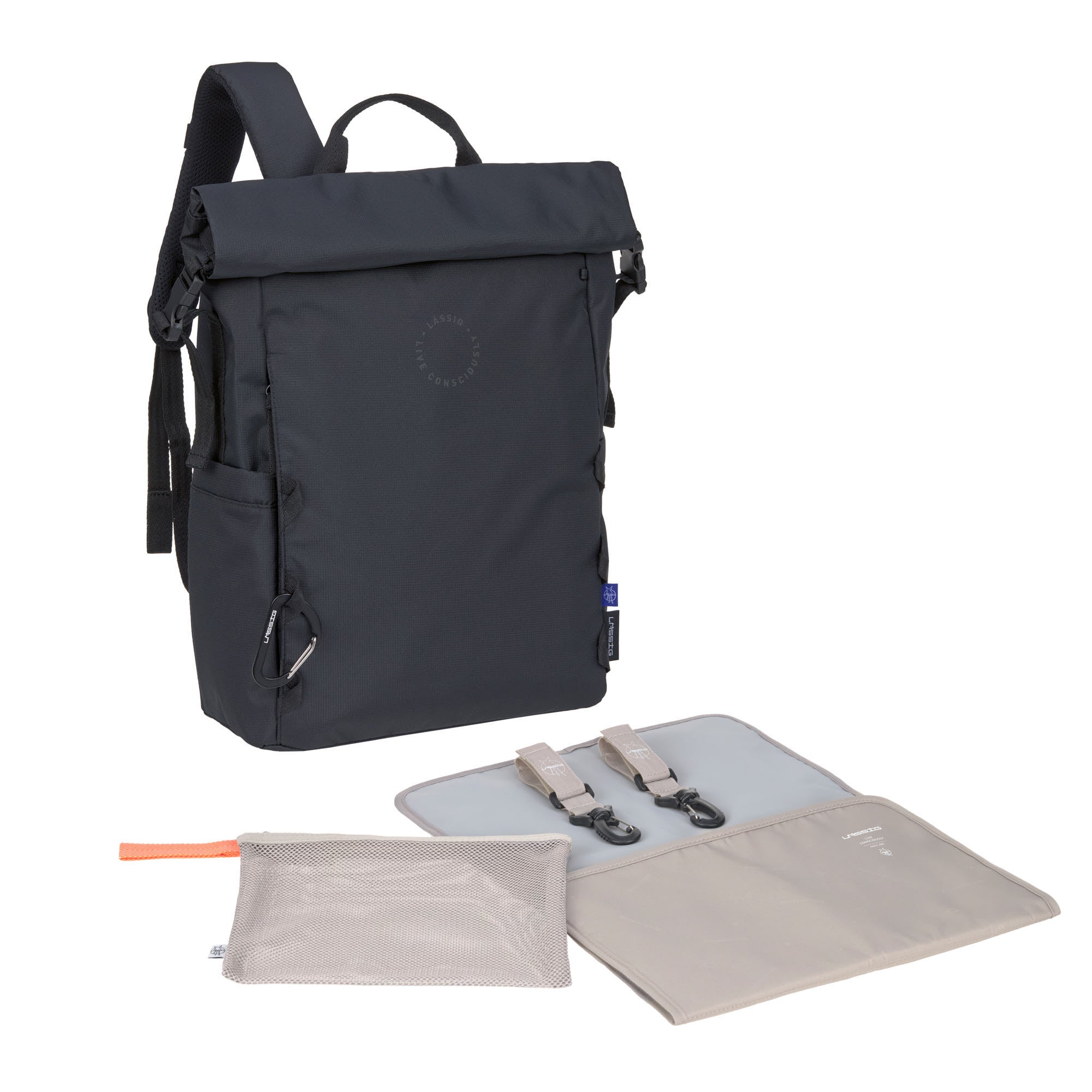 Sac à dos à langer Outdoor Rolltop