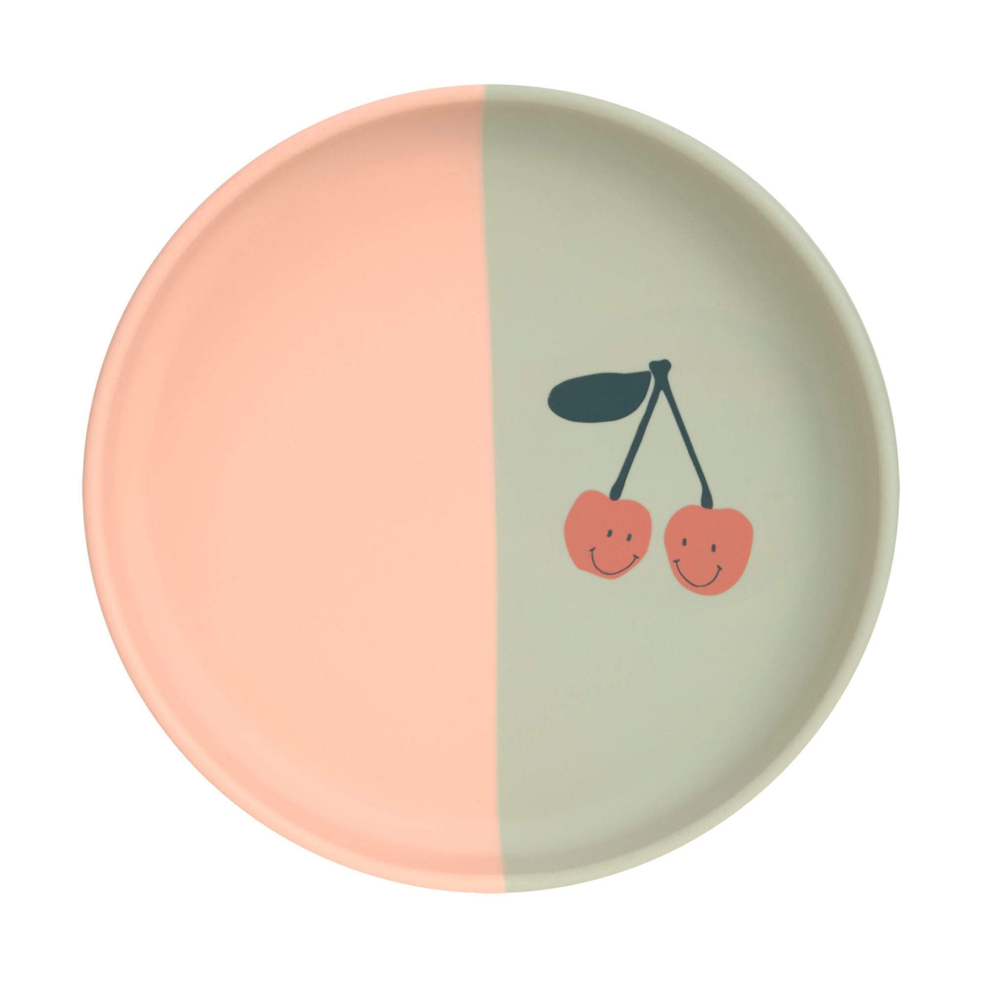 Assiette silicone - Happy Fruits Cerise