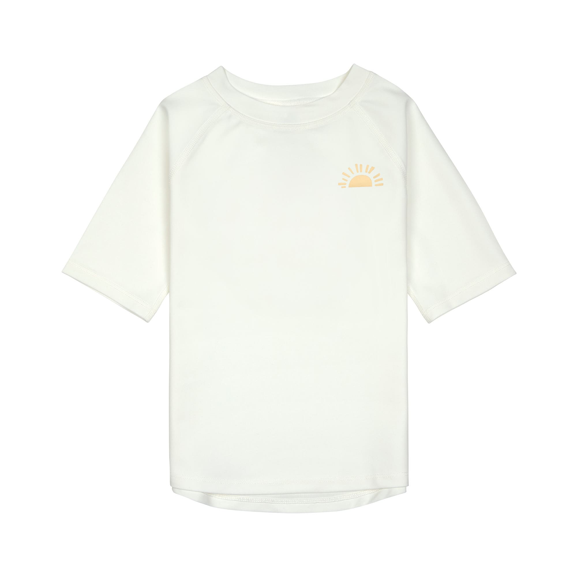 T-shirt anti-UV manches courtes enfants - Sun écru