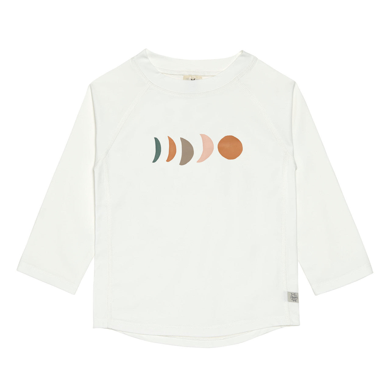 T-shirt Anti-UV Manches Longues enfants  - Lunes blanc