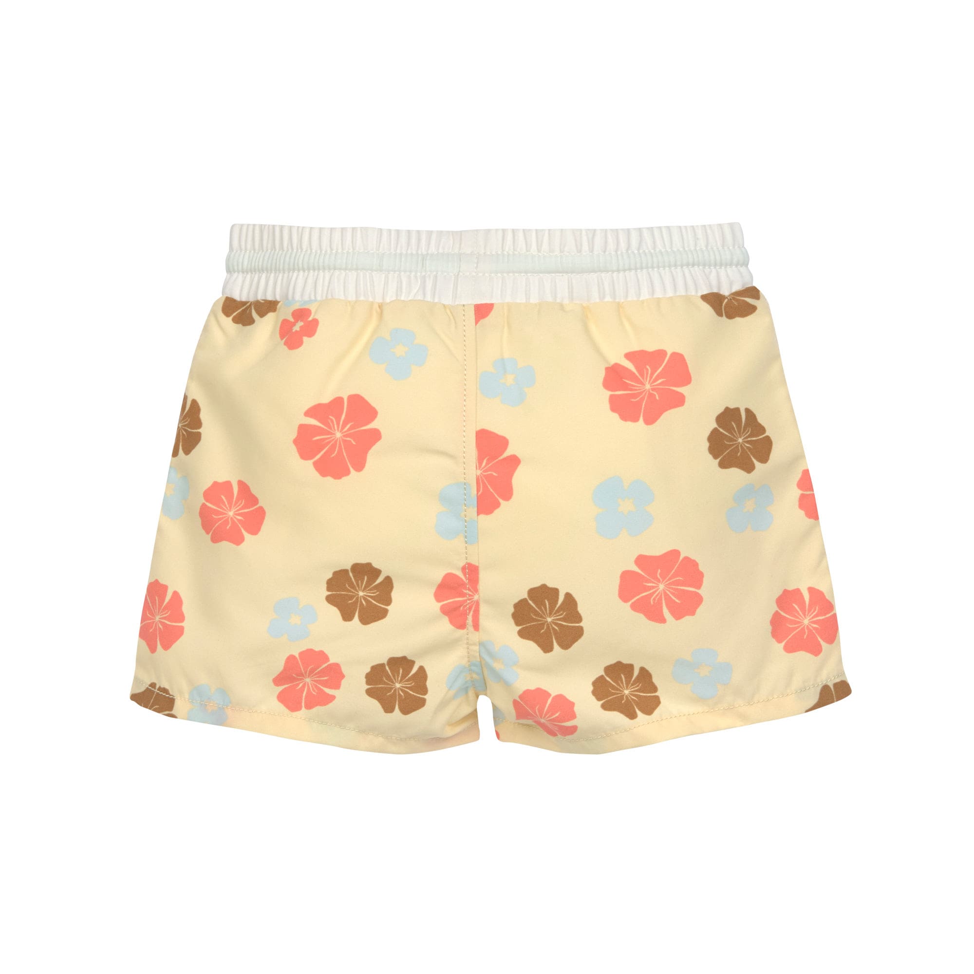 Short de Bain bébé - Fleurs vanille