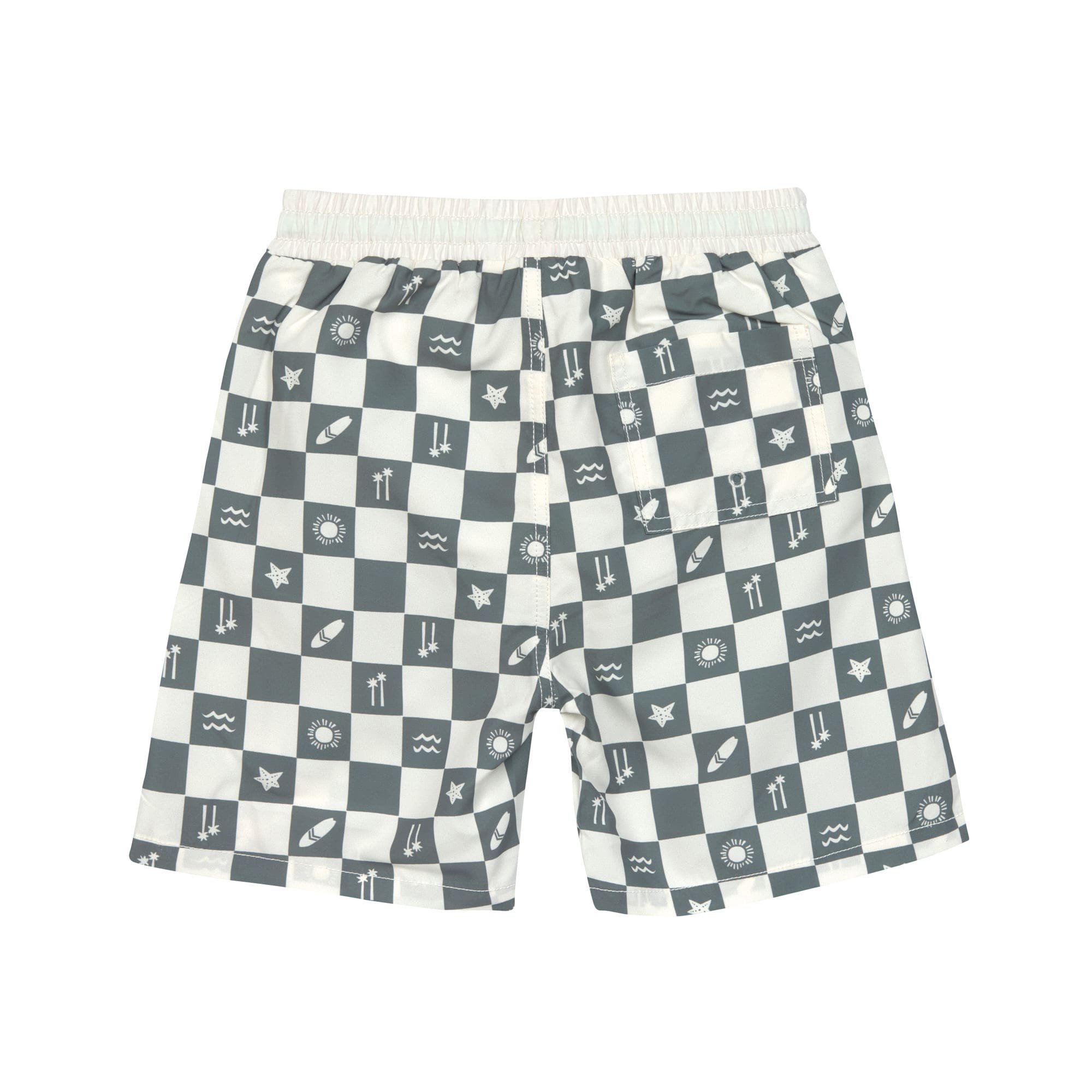 Short de Bain enfant - Pattern olive