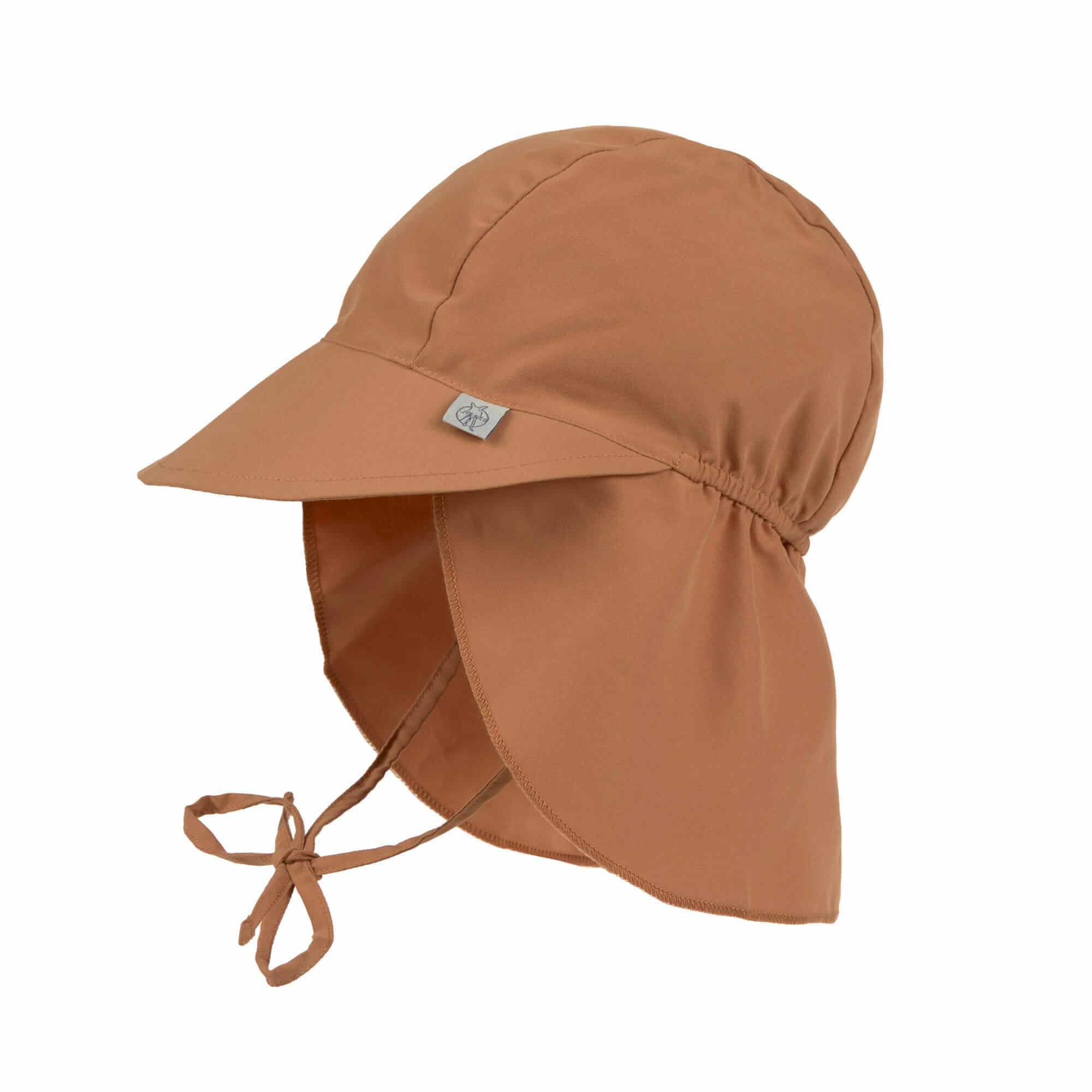 Casquette protège nuque enfants (anti-UV) - Amande
