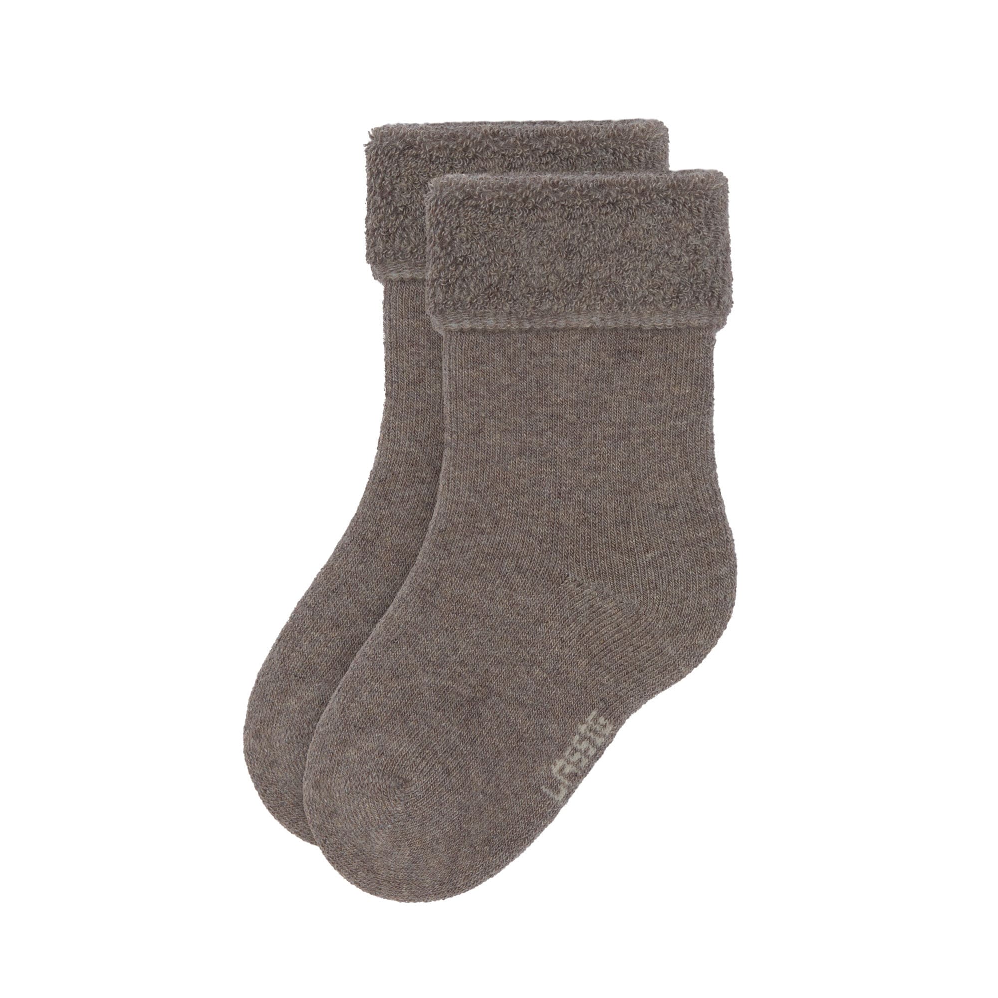 Lot de 3 chaussettes Terry éponge - Little Gang, brun beige