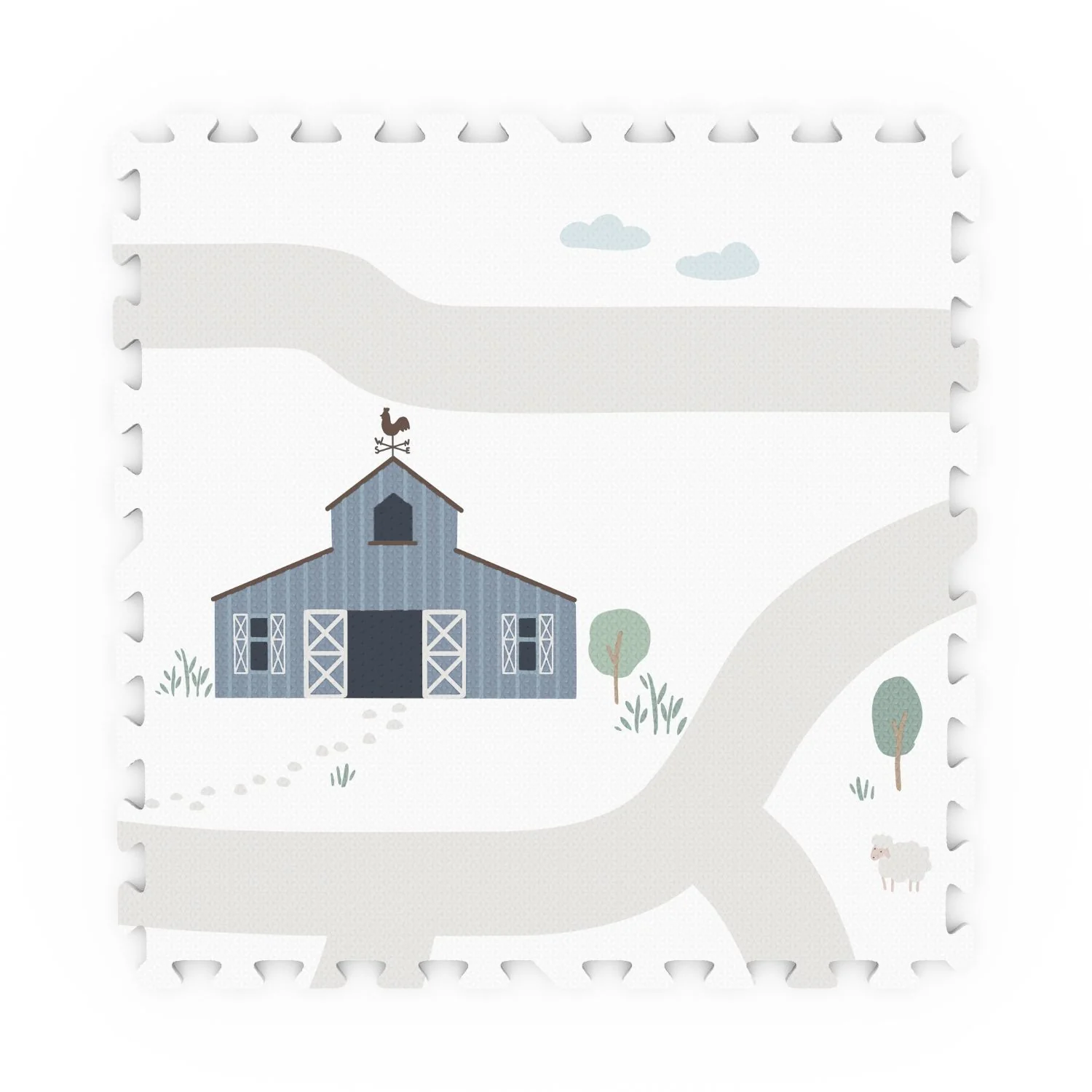 Tapis puzzle EEVAA Ferme