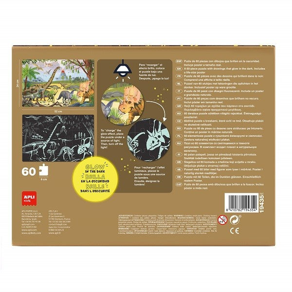 Puzzle Glow in the dark - Les dinosaures