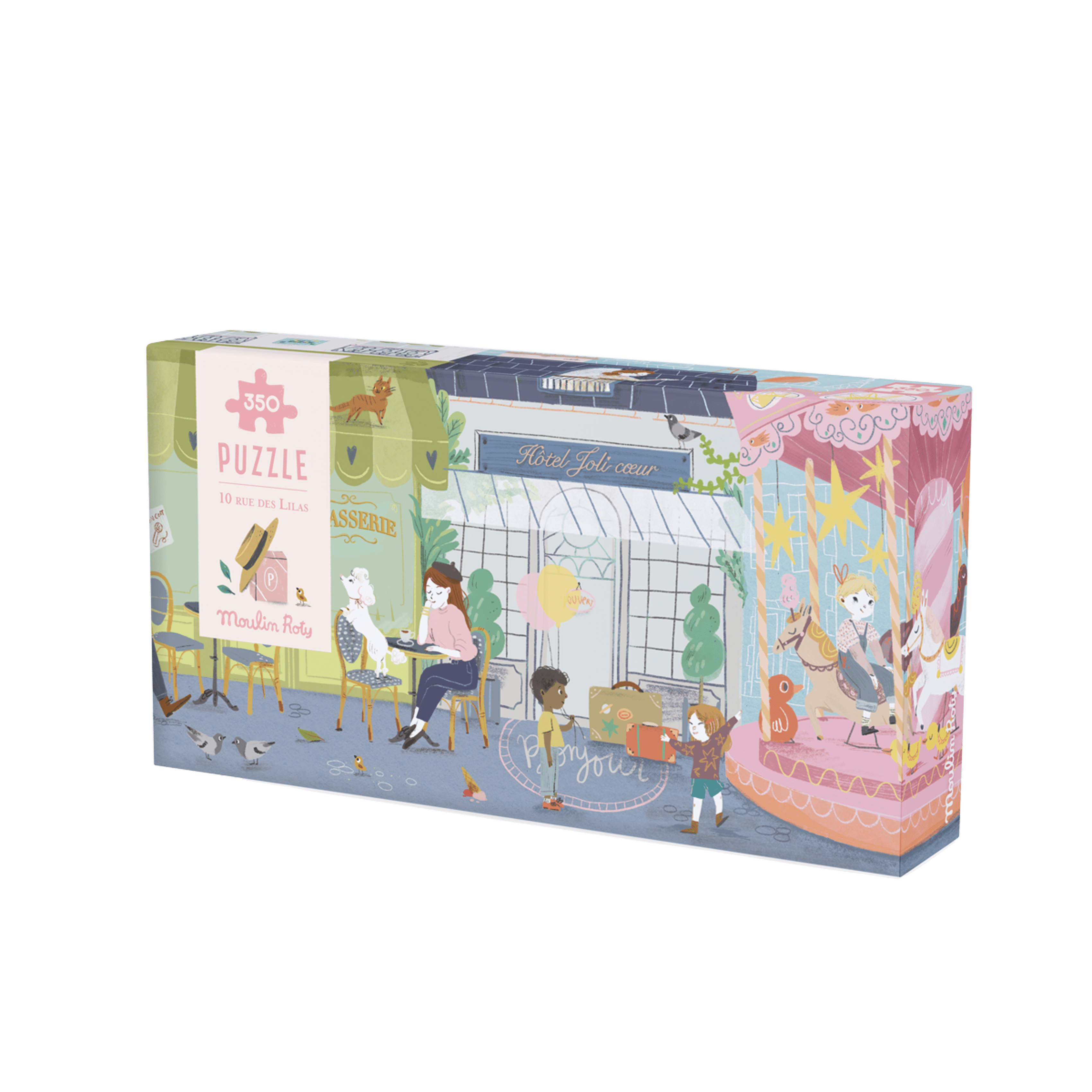 Puzzle 10 Rue des Lilas 350pc - Les Parisiennes