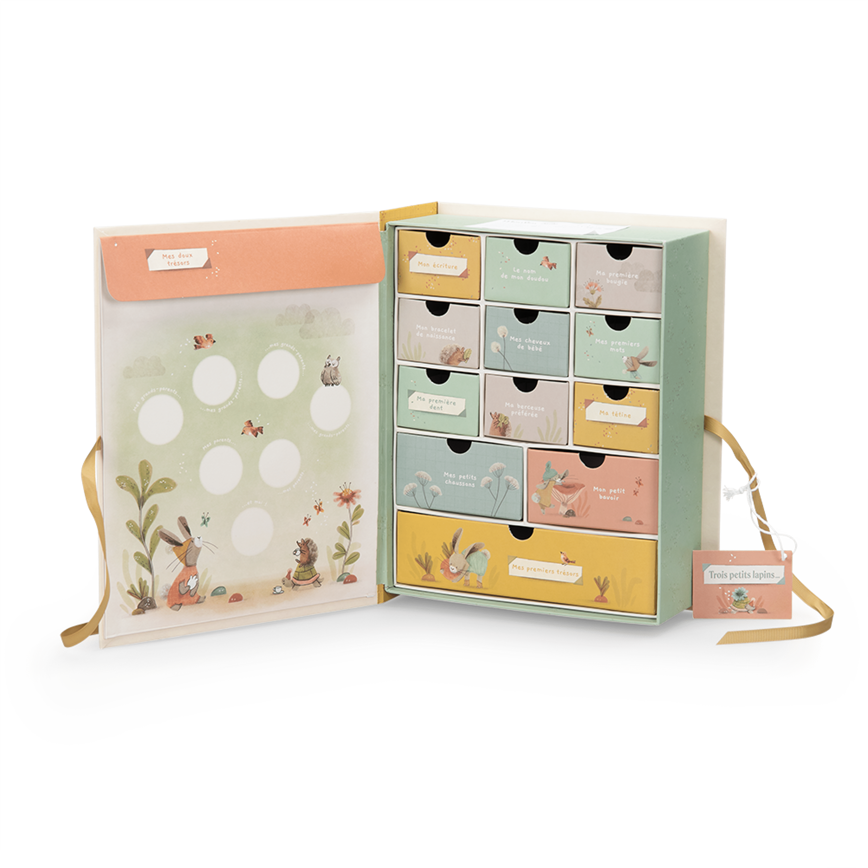 Coffret naissance - Trois petits lapins
