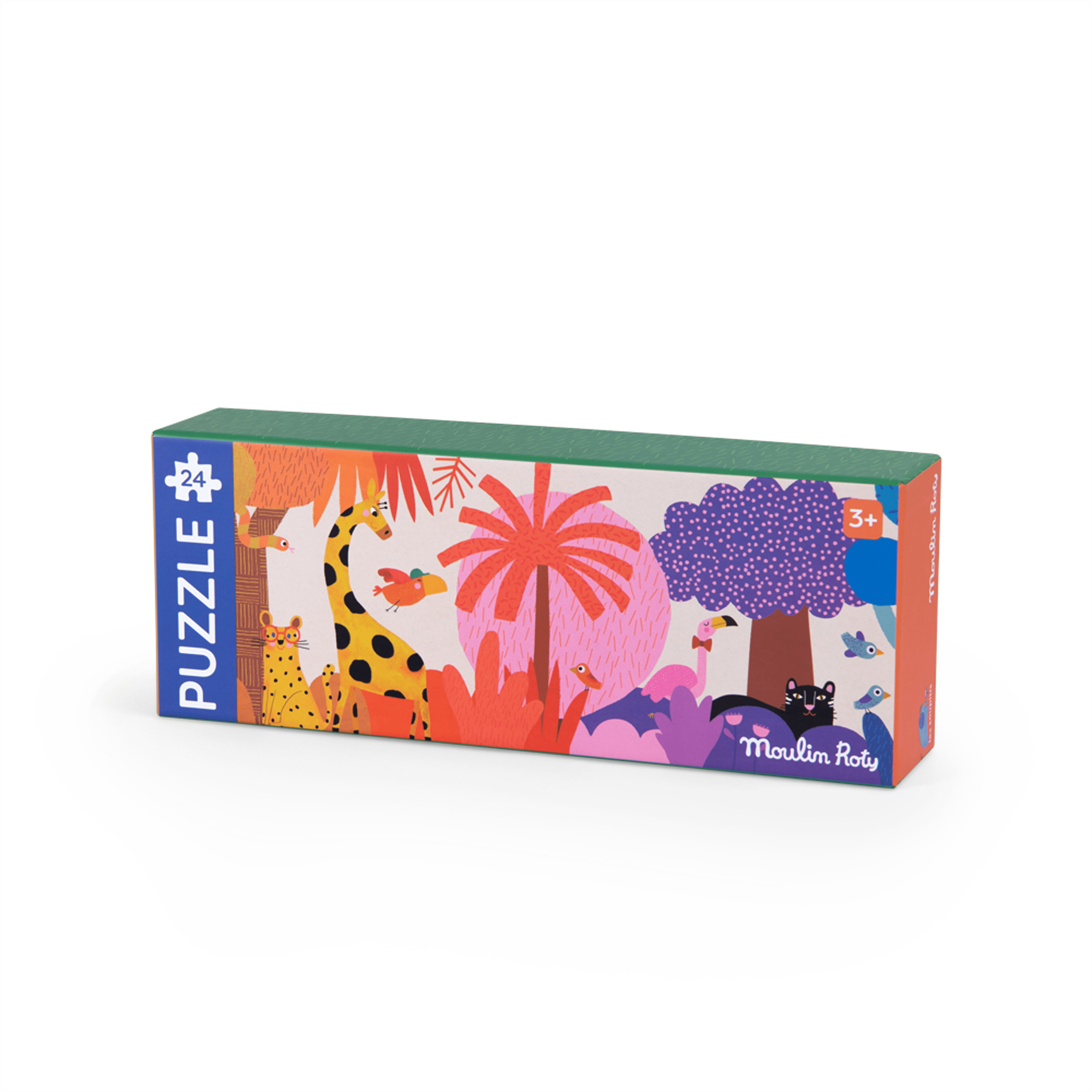 Puzzle la jungle en arc-en-ciel - Les Toupitis