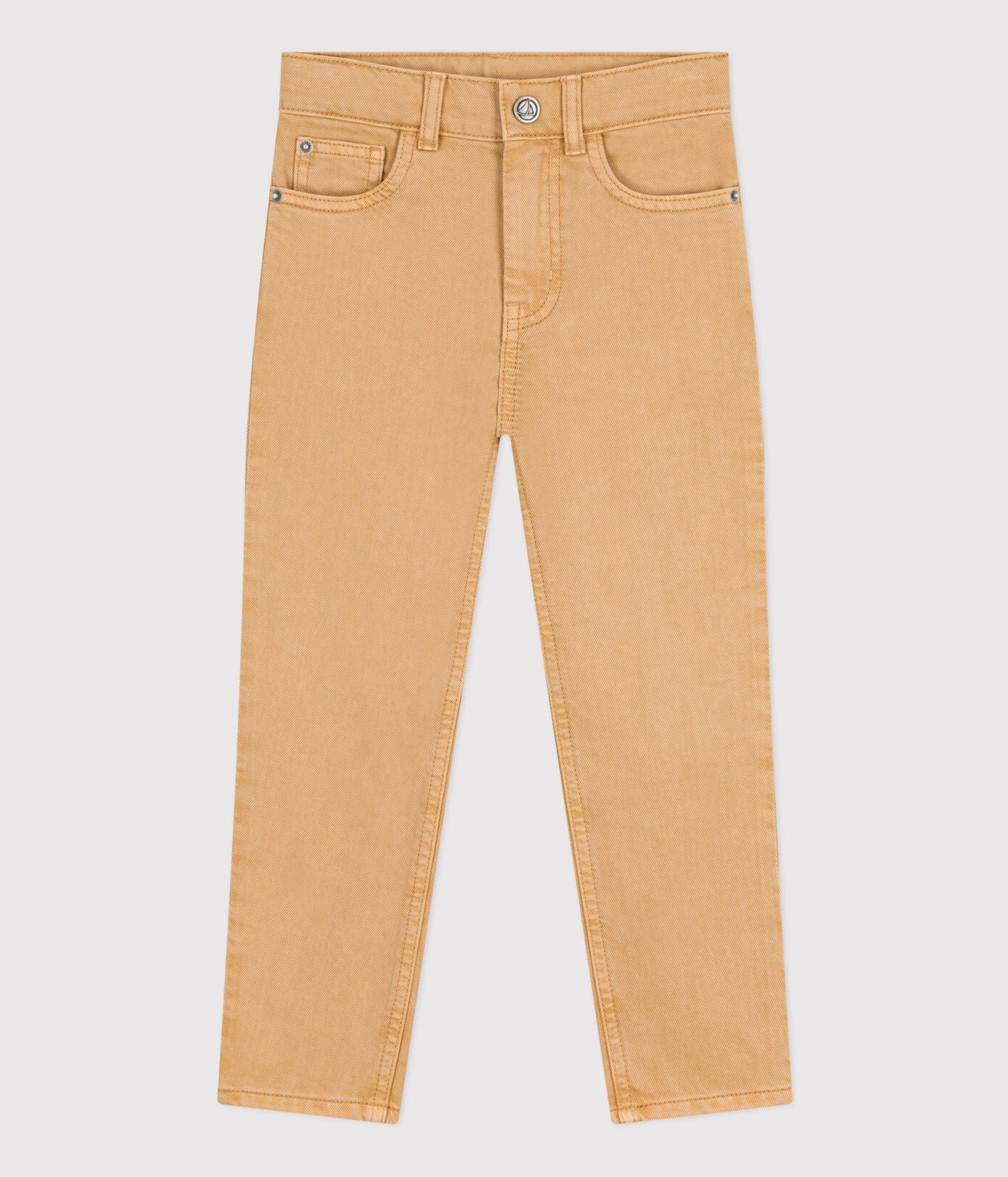 Pantalon en denim enfant beige