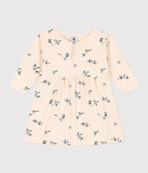 Robe manches longues en jersey bébé