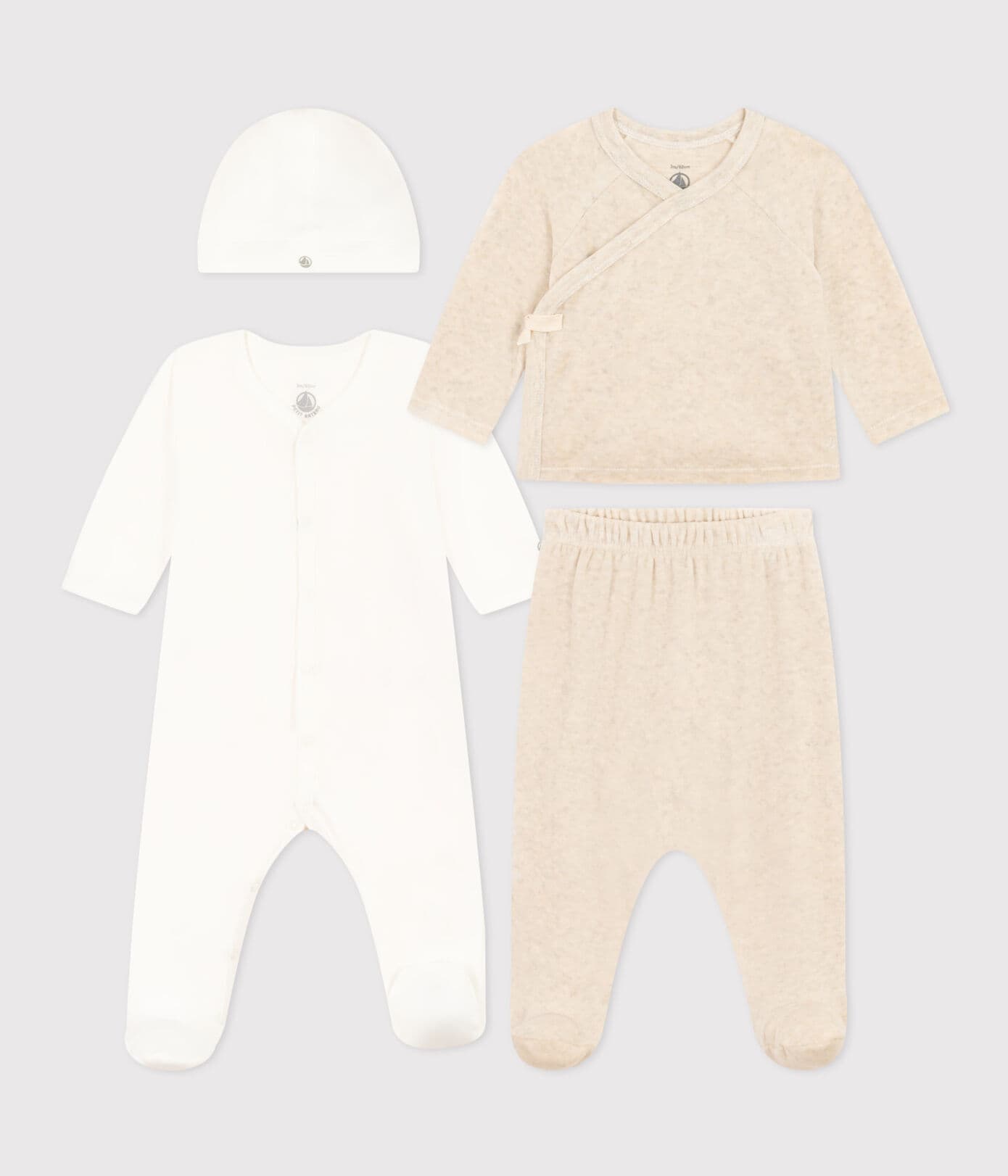 Lot de 4 pièces bébé - dors-bien & bonnet