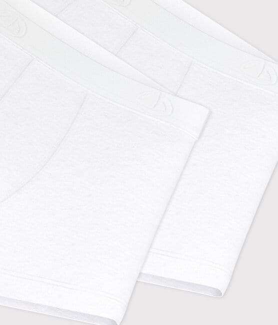 Lot de 2 boxers blancs enfant