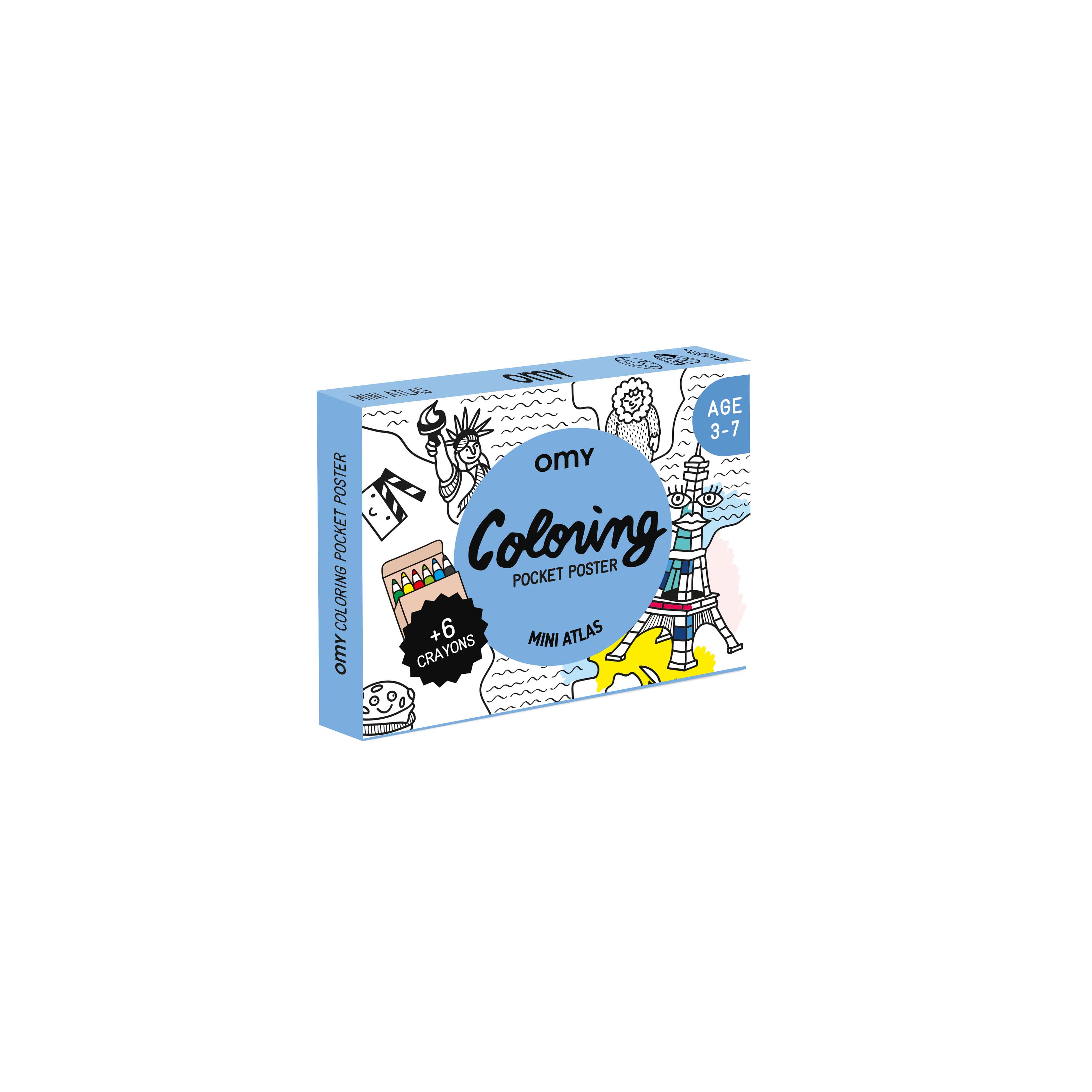 Coloring Pocket - Mini Atlas