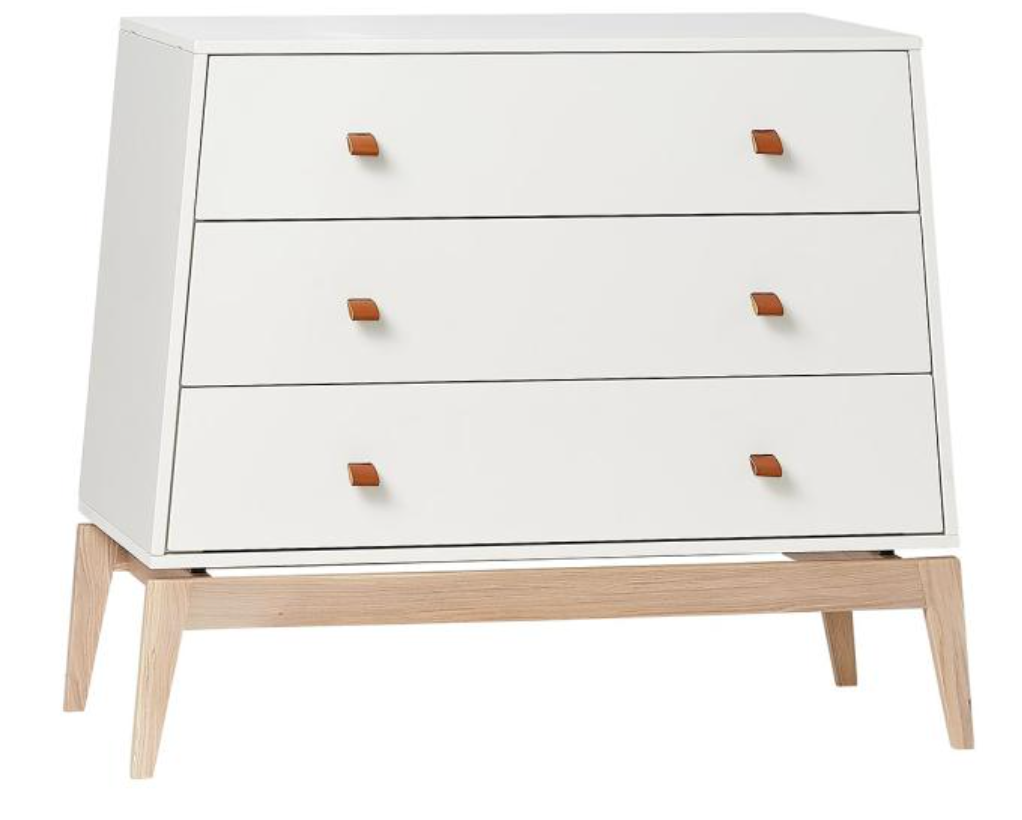 Commode Linea blanc/chêne