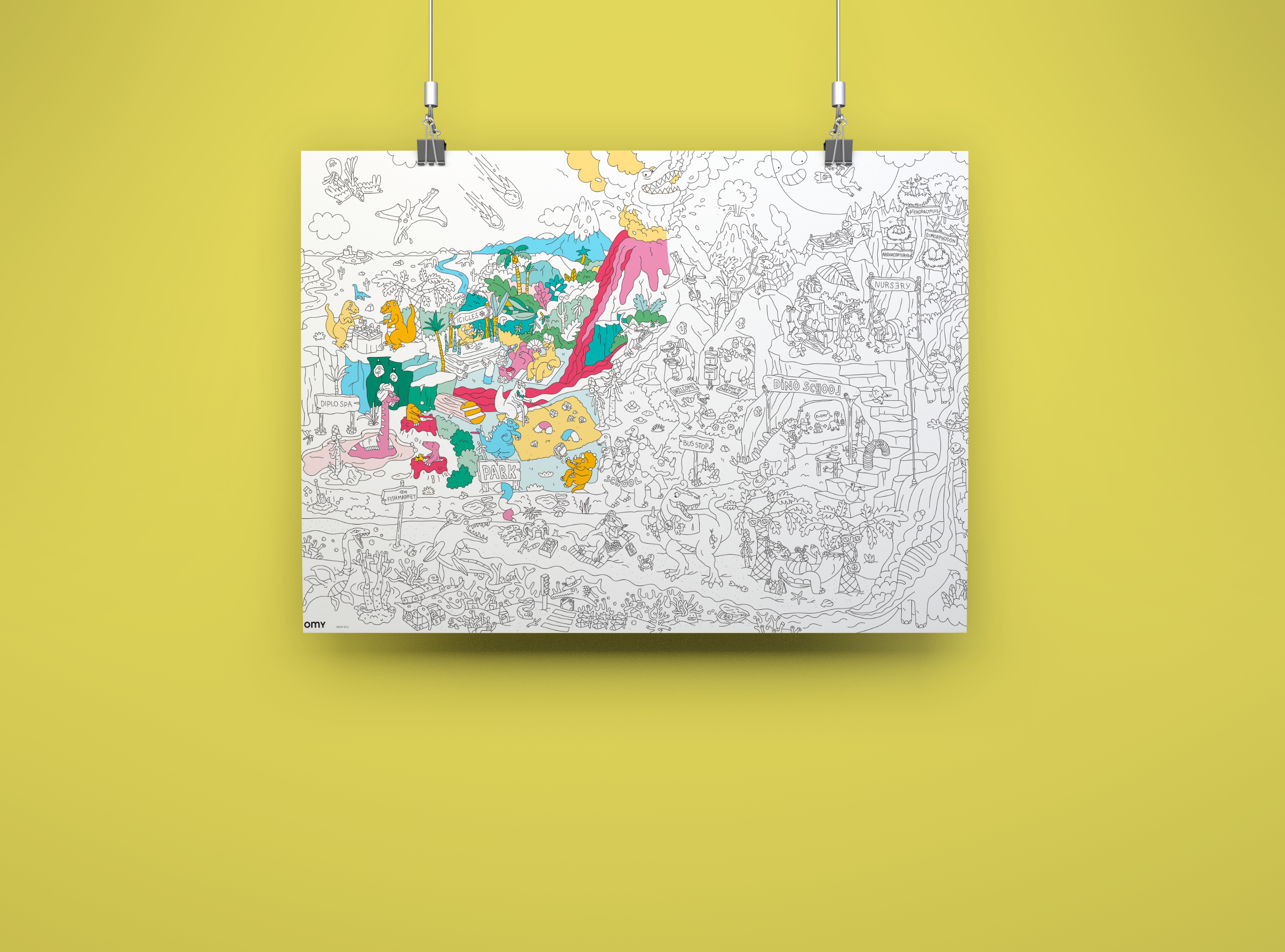 Poster géant Dinos