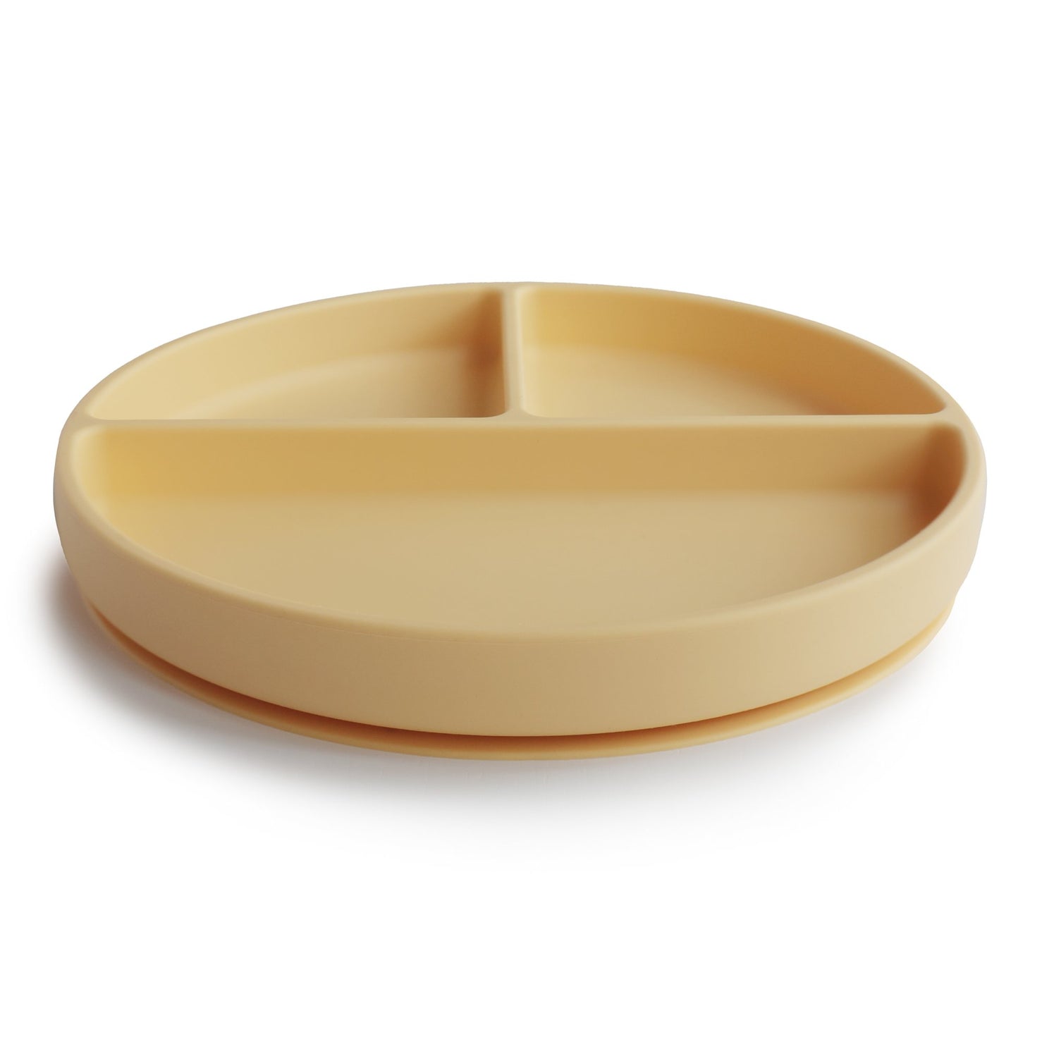 Assiette silicone compartimentée avec ventouse