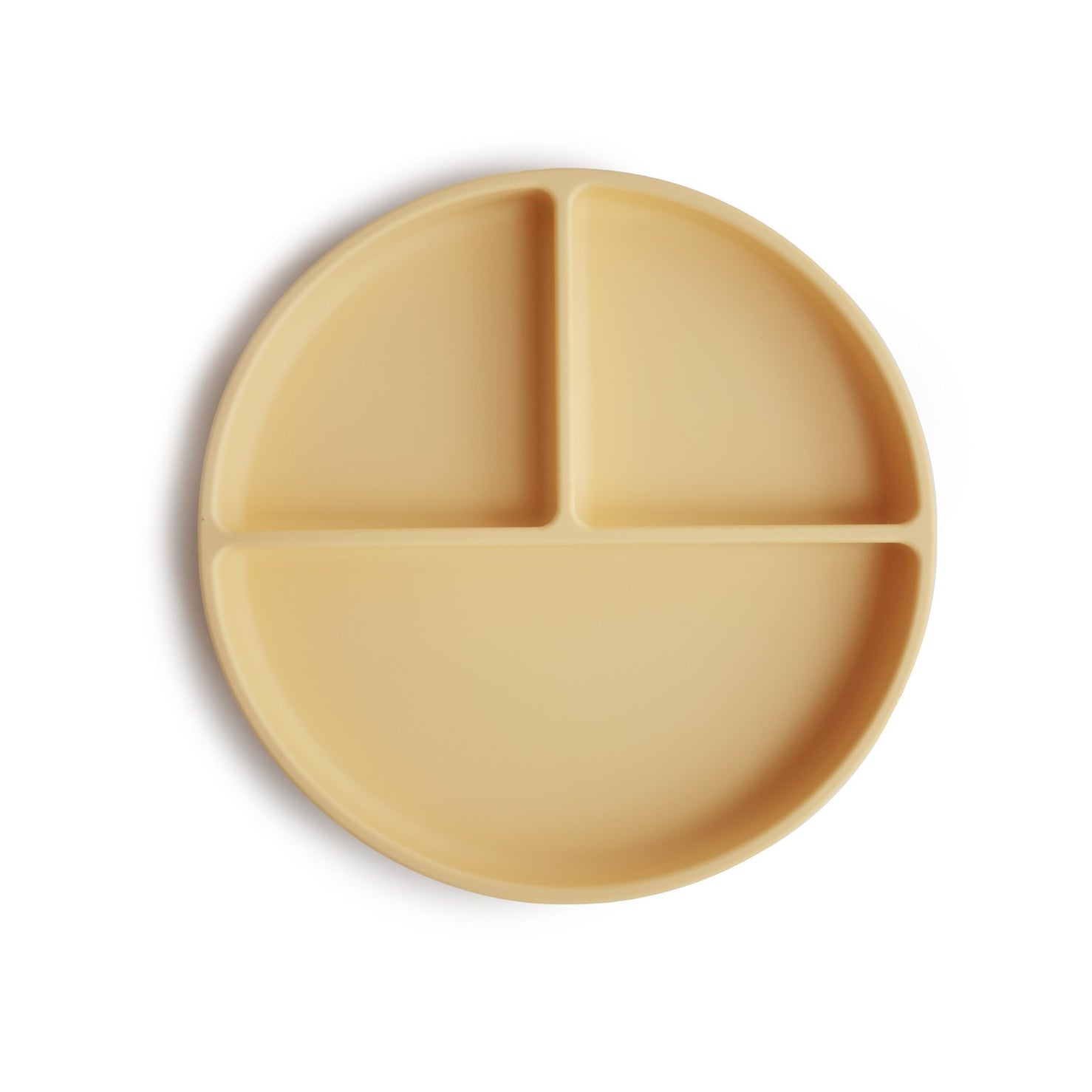 Assiette silicone compartimentée avec ventouse