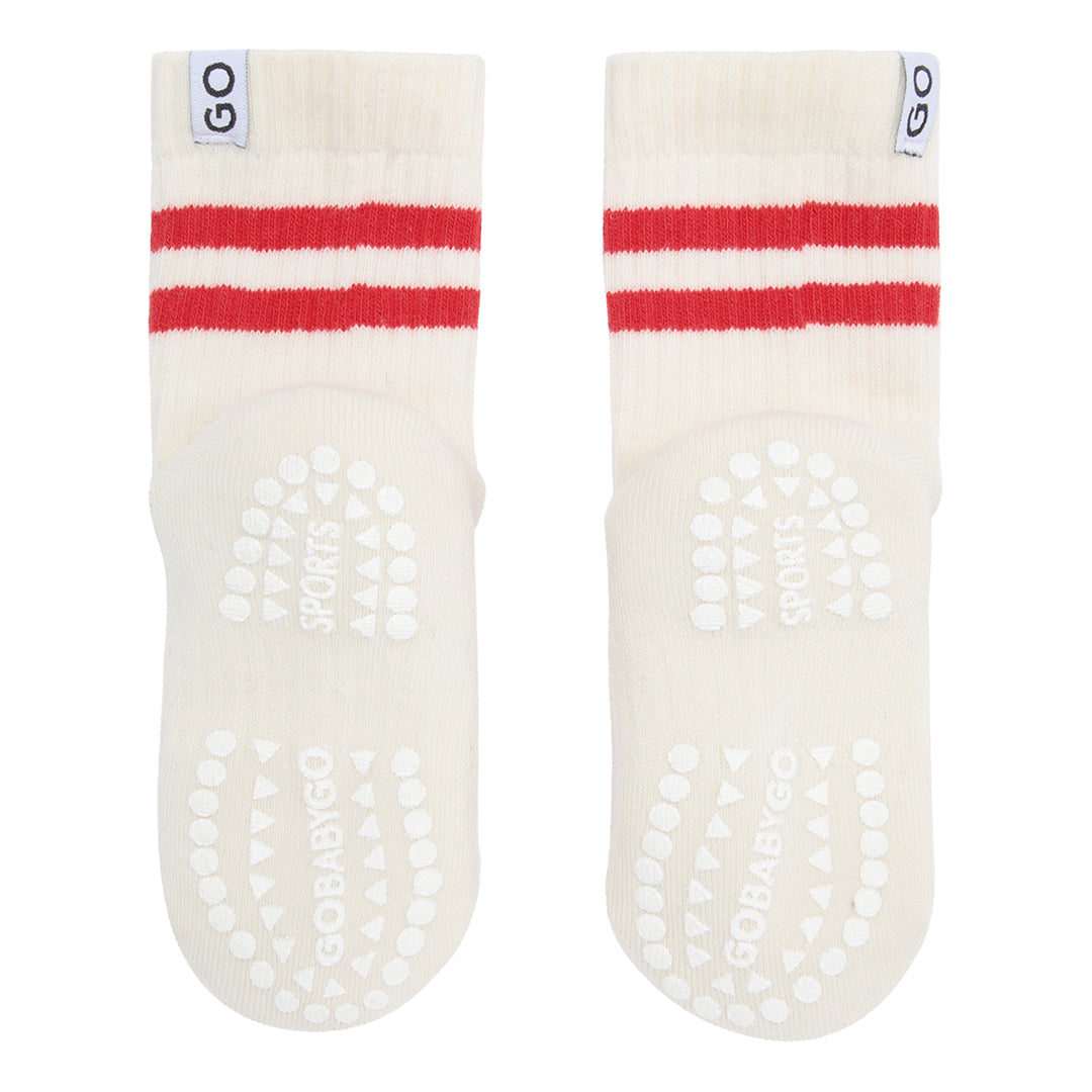 Chaussettes sport antidérapantes GoBabyGo - Red