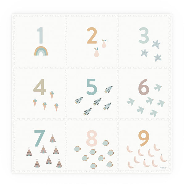 Tapis puzzle EEVAA nombres/dots