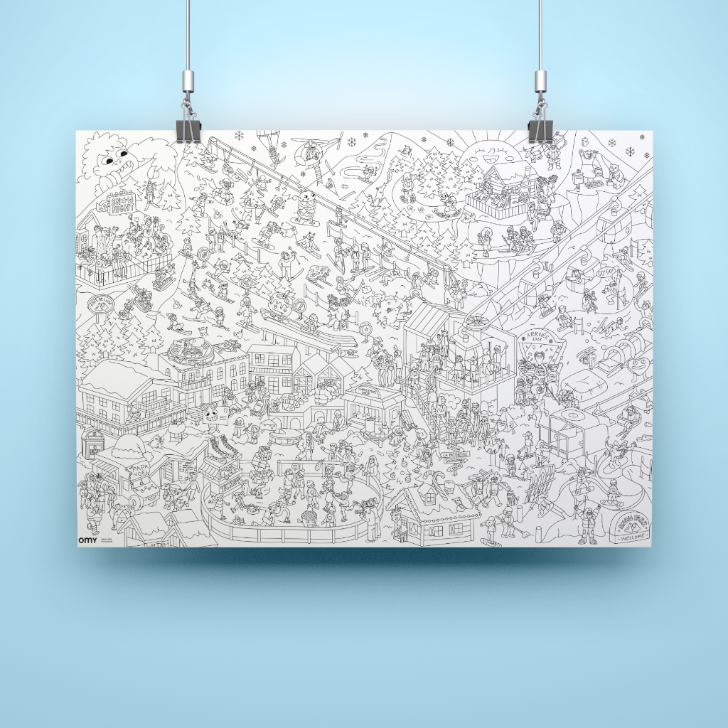 Poster géant - I ❤️ winter