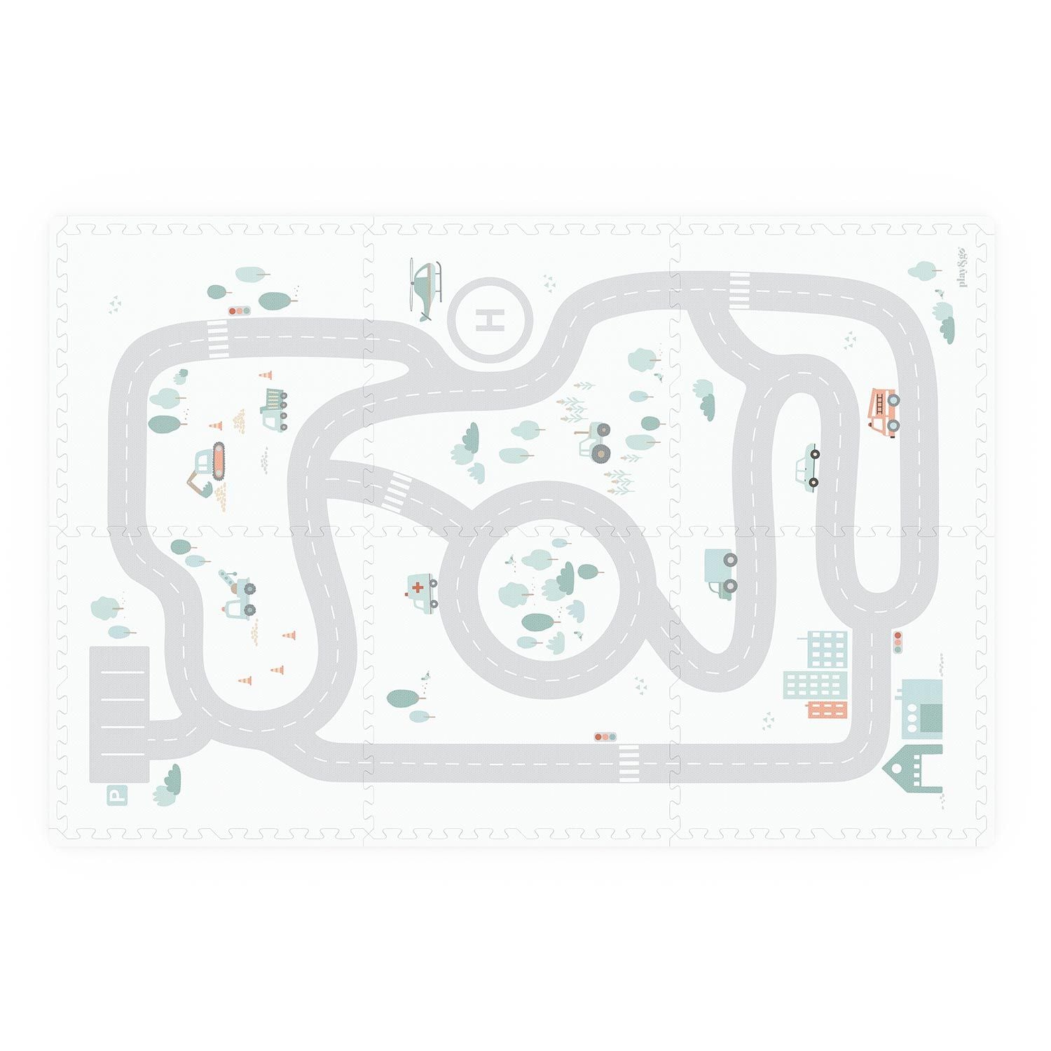 Tapis puzzle EEVAA Roadmap/icônes