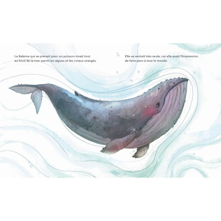 Livre La baleine qui se prenait pour un poisson