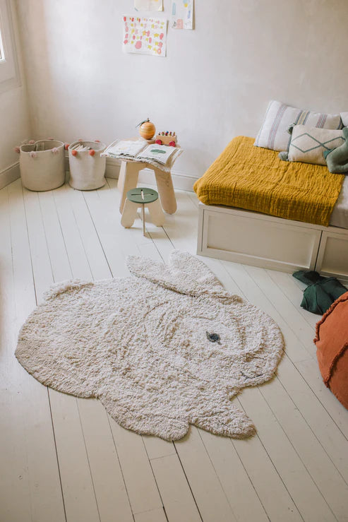Tapis en coton lavable - Bunny