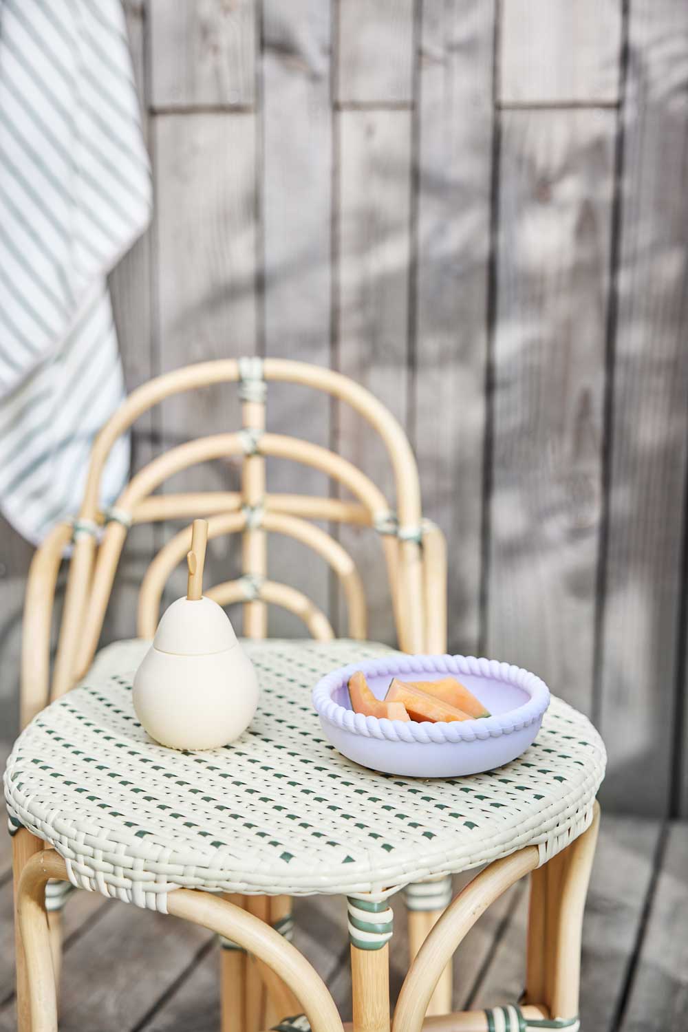 Lot d'assiette et bol Mellow Rubber/Lavender