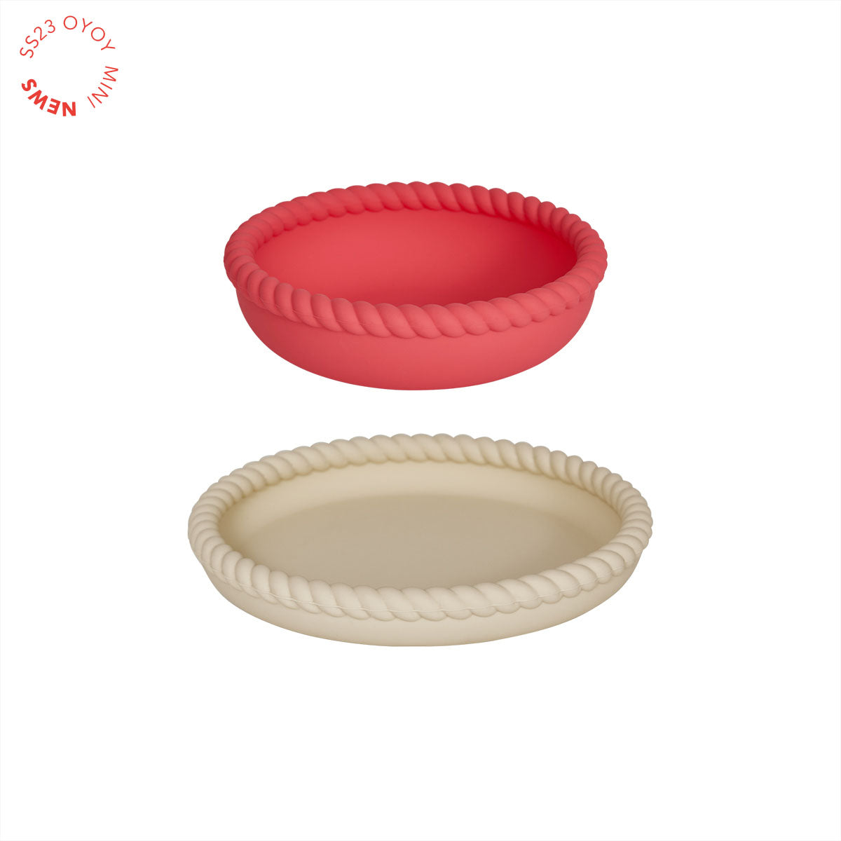 Lot d'assiette et bol Mellow Vanilla/Cherry