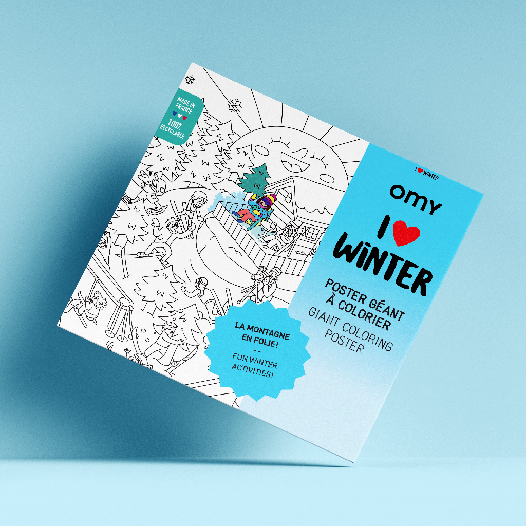 Poster géant - I ❤️ winter