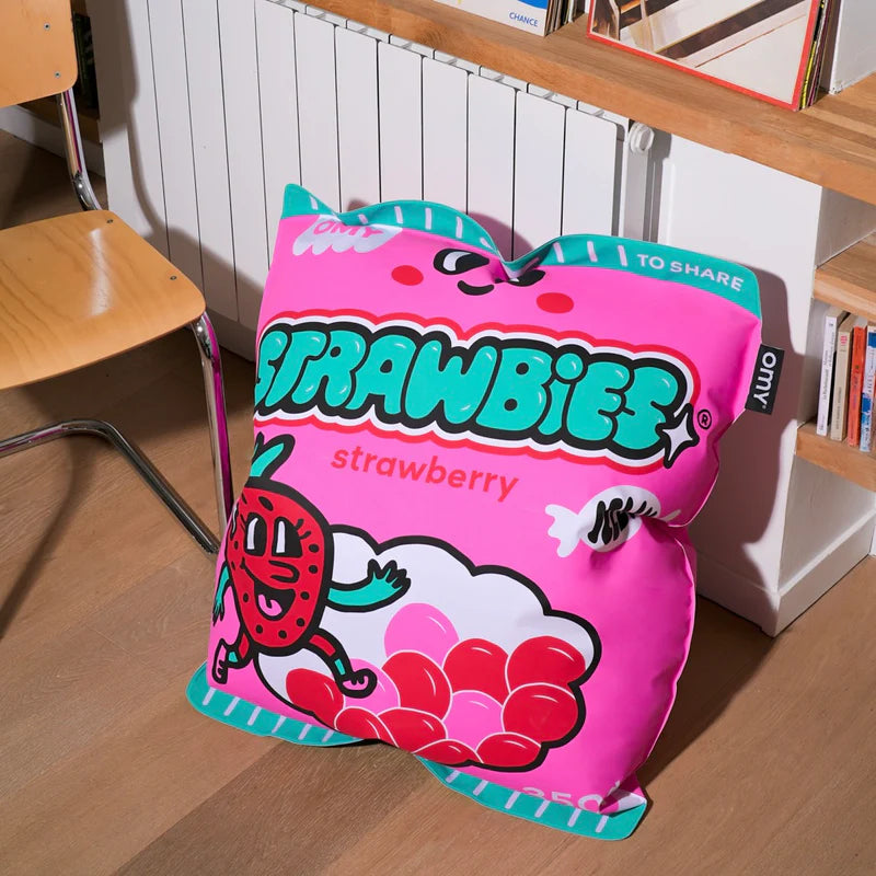 Strawbies - Coussin géant gonflable