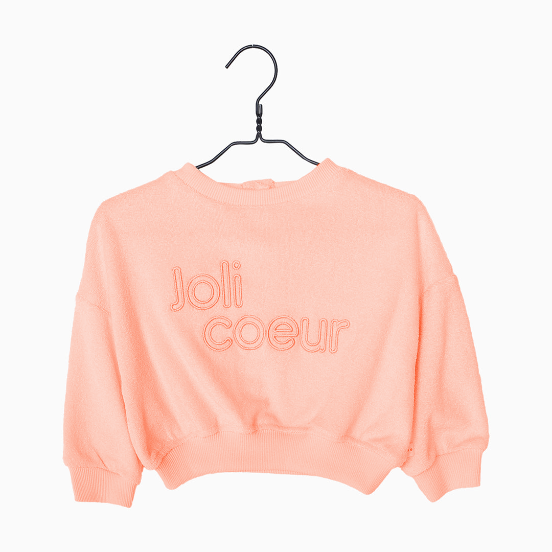 Sweat Soan molleton litchi- Joli Coeur