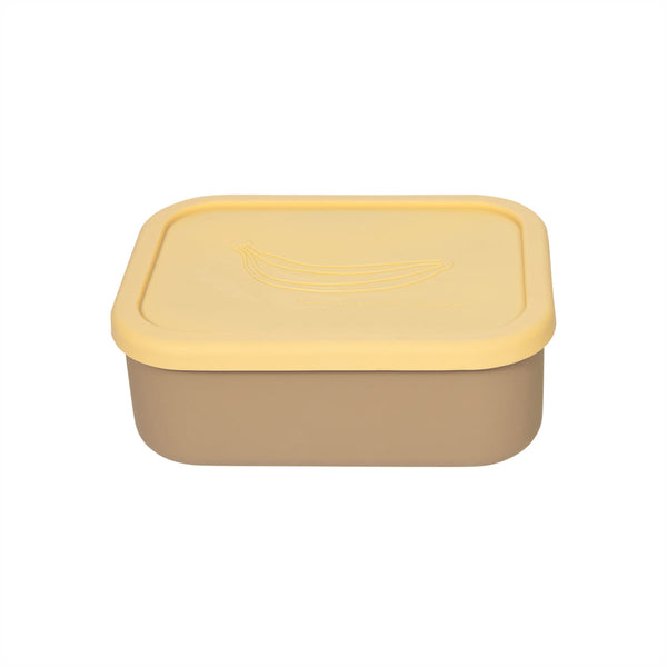 Lunchbox Yummy large - Camel/Yellow