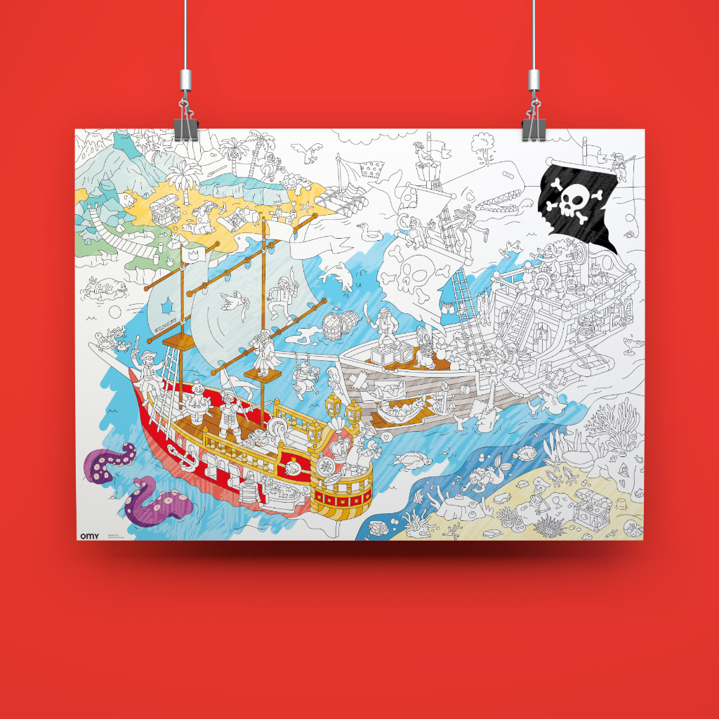 Poster géant - Pirates
