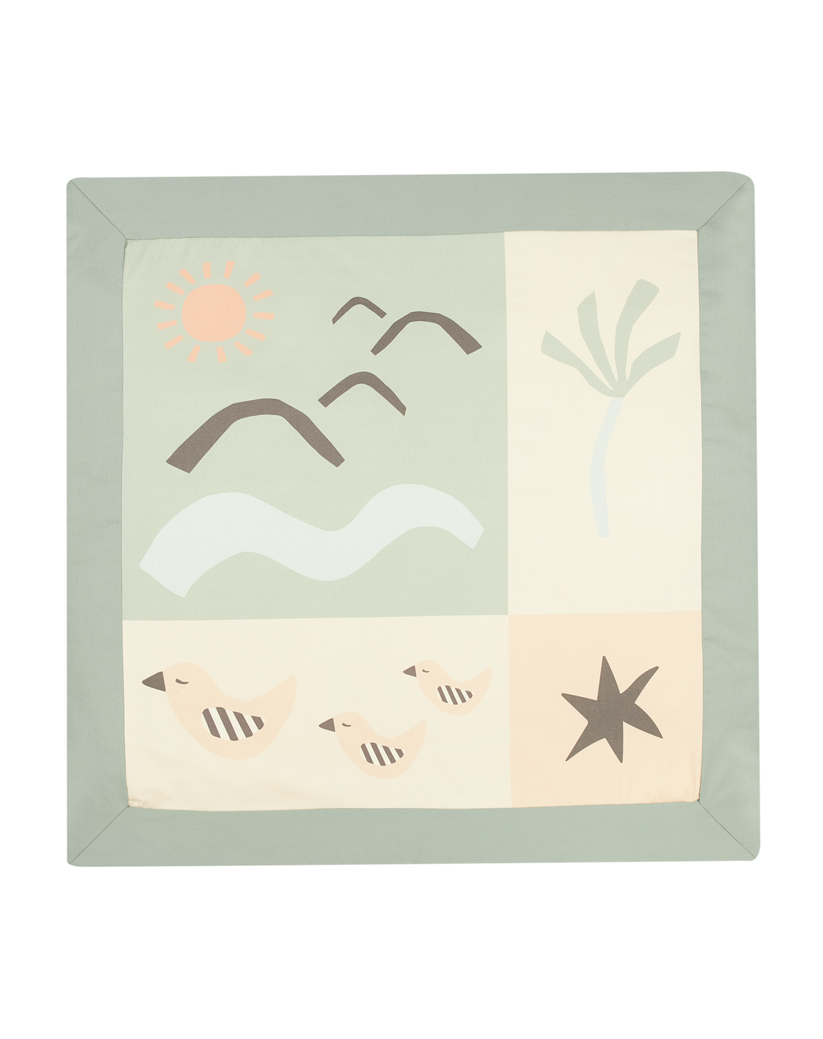 Tapis de jeu carré Playground