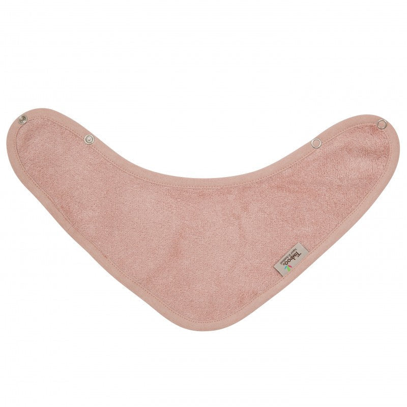 Bandana bambou double épaisseur misty pink liste #367270
