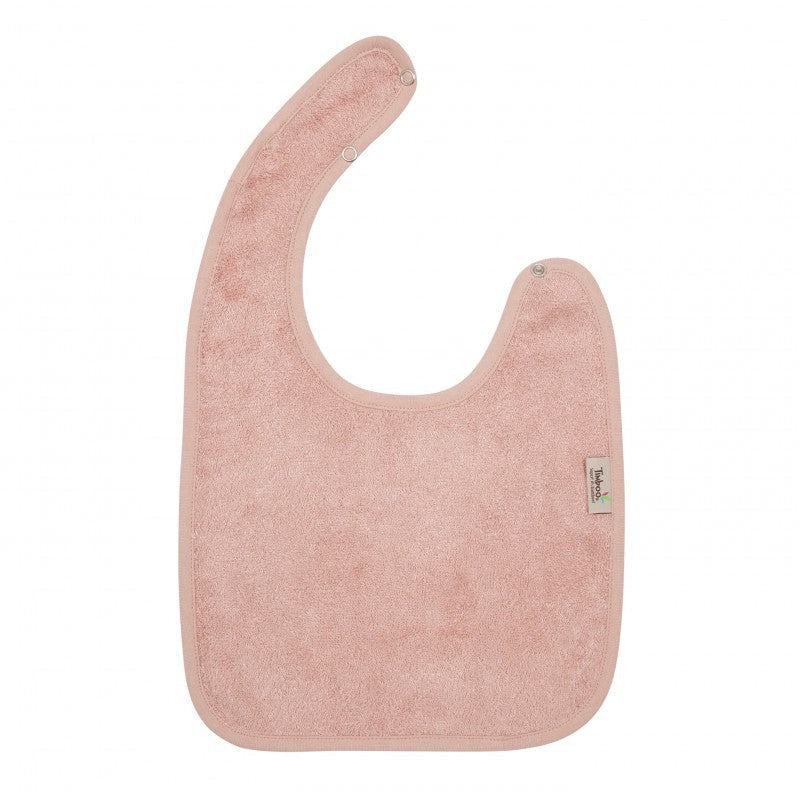 Bavoir avec pression double épaisseur - misty pink liste #336627