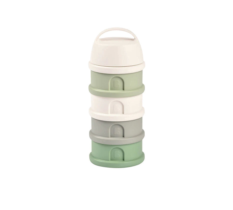 Boites doseuses 4 compartiments sage green liste #336627