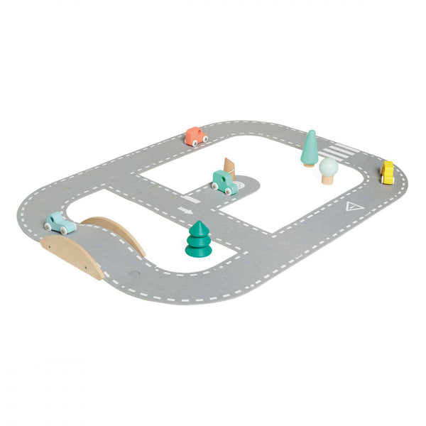 Circuit voiture en feutrine Bolid