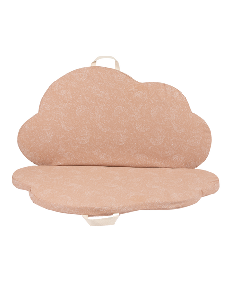 Matelas de sol pliable Cloud White bubble misty pink