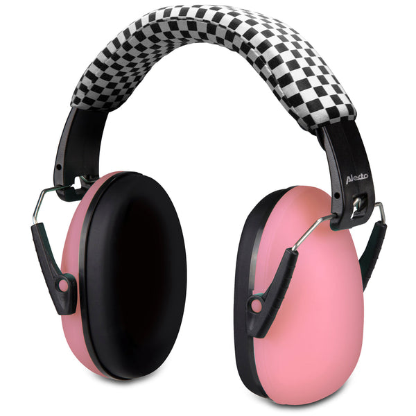 Casque anti-bruit rose