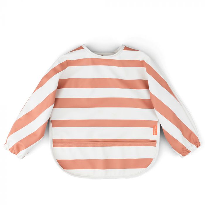 Bavoir longue manche Stripes