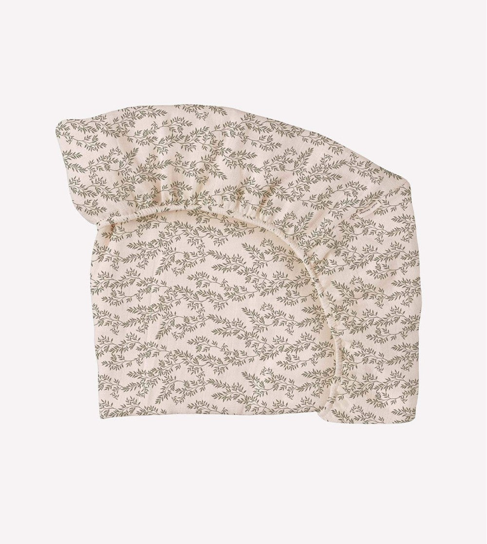 Drap housse - Bay leaves 70 x 140