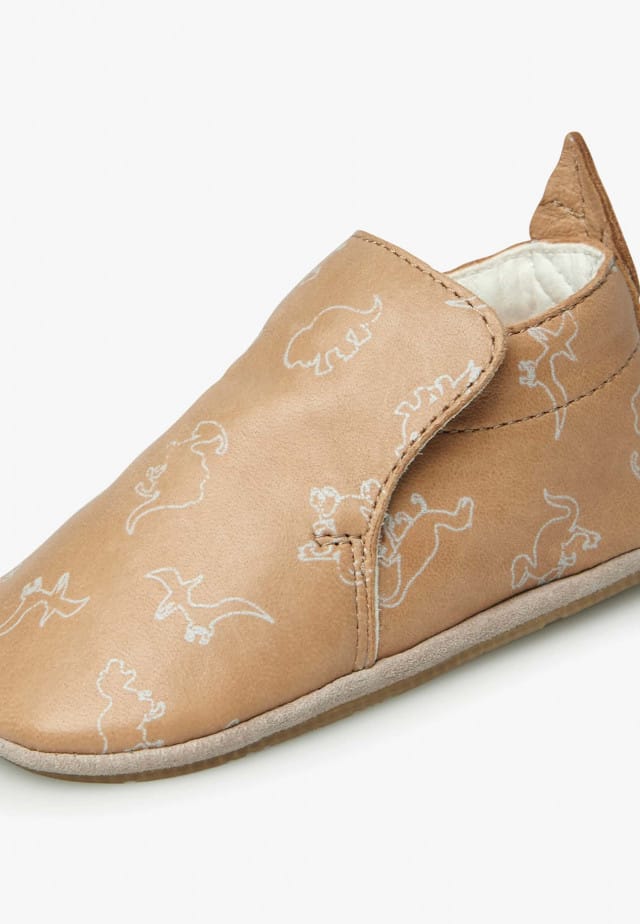 Chaussons souples Baby nocciola dino