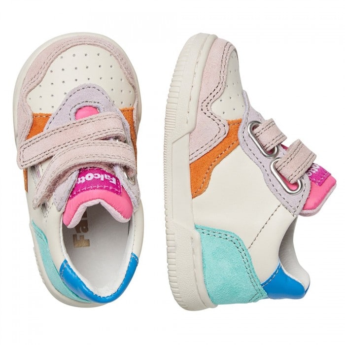 Sneakers Klip 2 Rose - Bleu Clair