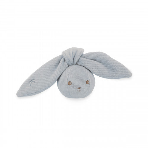 Balle hochet lapin - bleu